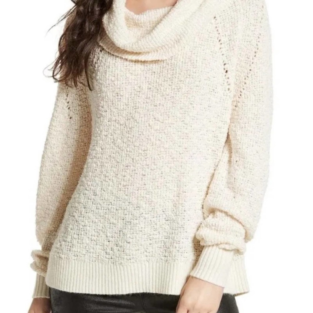 Free People Boho Cozy Slouchy  By Your Side Sweater